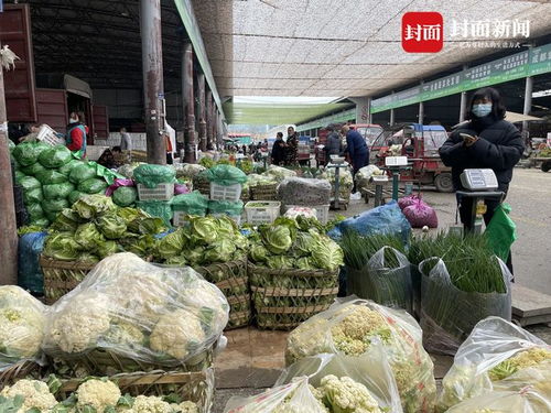 成都農產品中心批發市場 蔬菜肉類供應充足，部分區域實行限時交易